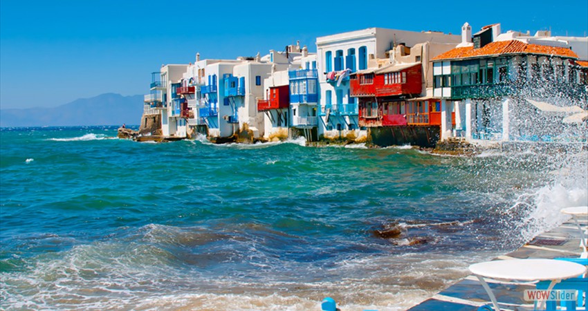 Mykonos!Welcome to Greece's most famous cosmopolitan island, a whitewashed paradise in the heart of the Cyclades.